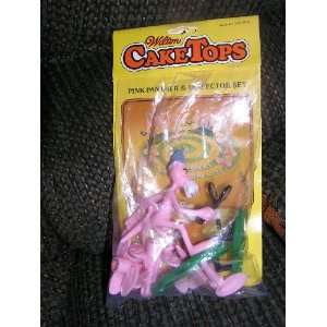 Wilton Pink Panther and Inspector Cake Tops Set 1980 