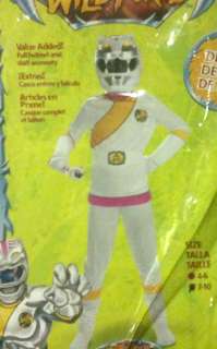 Power Ranger White Pink Wild Force Costume 7 10 NIP  
