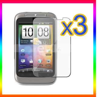 NewClear LCD Screen Protector Cover for HTC Wildfire S G13 A510e 