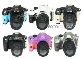 Pentax K r Kr Miniature Carmera Lens Mini Hot Shoe Keychain Colorful 