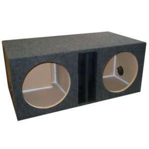 12 inch DUAL SUBWOOFER SUB BOX ENCLOSURE VENTED Ported  