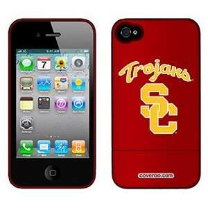  USC Trojans SC yellow on Verizon iPhone 4 Case by Coveroo 