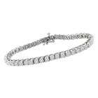   setting this tennis bracelet has a total gem weight tgw of 1 00 ct