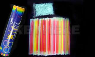 200, 8 Multi Color Hot Glow Stick Bracelet Necklaces Neon Party 