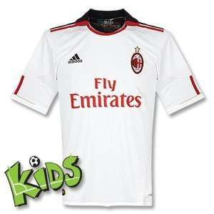 AC Milan Boys Away Soccer Shirt 2010 11 