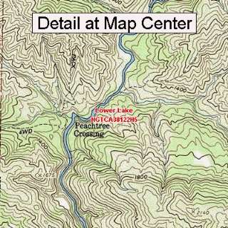   Map   Lower Lake, California (Folded/Waterproof)