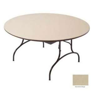  Mity Lite Abs Folding Tables   Round   72 Speckled Beige 