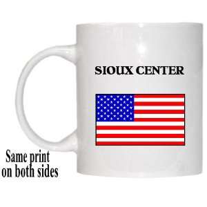  US Flag   Sioux Center, Iowa (IA) Mug 