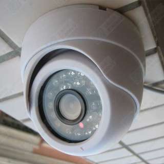 White CCTV Dome Security Camera Wide Angle Lens S73  