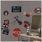 RoomMates Boys Rock n Roll Peel & Stick Wall Decals