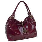 Amy Michelle Red Faux Patent Magnolia Diaper Bag Tote by Amy Michelle