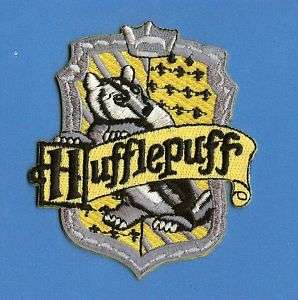 Harry Potter Hufflepuff Robe Jacket Scarf Patch Crest  