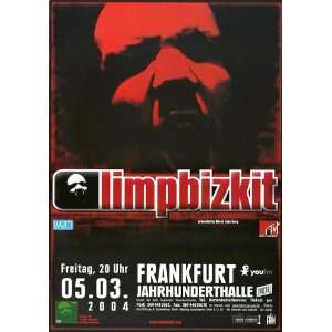  Limp Bizkit   Results May Vary 2004   CONCERT   POSTER 