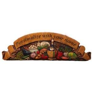  Italian and Tuscan Theme door topper plaque, customize 