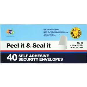  New Envelope #10 Security Peel&Seal 40Pc Case Pack 24 