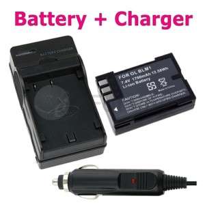 NEW BATTERY +CHARGER FOR OLYMPUS BLM1 EVOLT E 300 E 330  