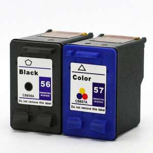 pk HP 56 57 Ink for PSC 2410v DeskJet 9680 9670 5550w  