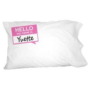  Yvette Hello My Name Is Novelty Bedding Pillowcase Pillow 