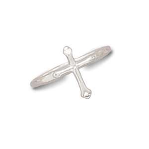  Small Polished Cross Ring Jewelry