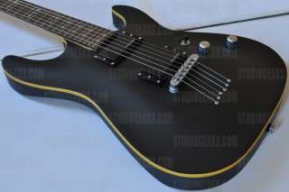 Schecter Omen 6 Active Electric Guitar in Satin Black. Brand New 2012 