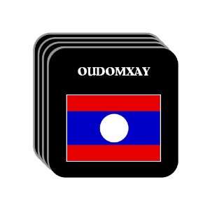  Laos   OUDOMXAY  Set of 4 Mini Mousepad Coasters 