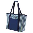 goldia Tahoe, Blue Stripes Extra large insulated shoulder tote