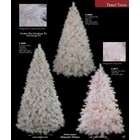   Foliages C 70171   7.5 Foot Jack Pine Tree   White   Clear Lights