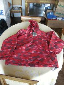 BAPE OG Red Camo Snowboard Pullover Jacket size XXL  