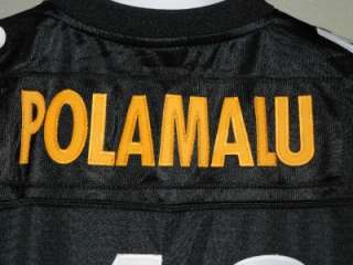 NEW Troy Polamalu #43 Pittsburgh STEELERS YOUTH Medium M 10 12 SEWN 