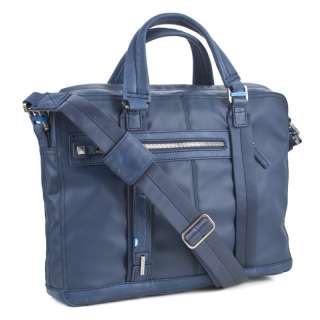 PIQUADRO P CUBE Portfolio Briefcase Blue Leather CA1903S42 New Italian 