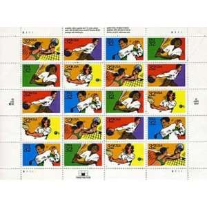 Recreational Sports 20 x 32 Cent U.S. Postage Stamps 19