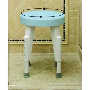  Rotating Round Shower Stool, Rotating Shwr Stool 16in  Ns 