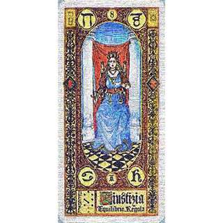 European TAROT cards deck JUSTICE Wicca Symbols Prints  