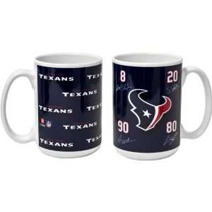  Boelter Houston Texans Team / Player Coffee Mugs  2 Pack 