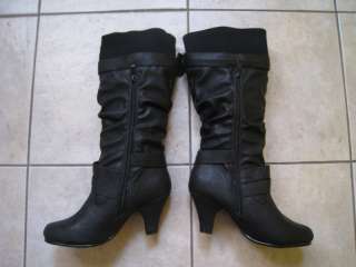 Womens Black Boots Size 6 10  
