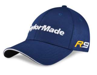 Taylormade Adidas R9 Penta Fitted Golf Hat Cap Navy L/X  