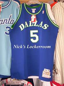   Mitchell & Ness 1995 Dallas Mavericks Jason Kidd Throwback Jersey 56