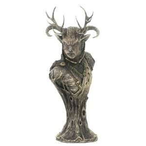  Cernunnos Celtic God Bust Sculpture