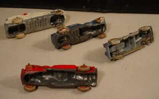 LOT 4 EARLY BARCLAY / MANOIL TOOTSIE TOY CARS & TRUCKS MUST SEE  
