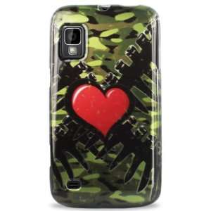   Camo W/ BLack Bullet Bet and Red Heart Cell Phones & Accessories