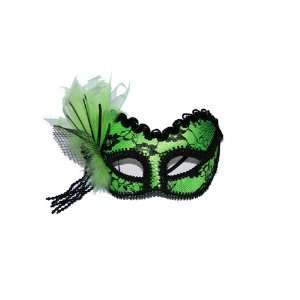  Lime Green Lace Mask Toys & Games
