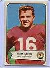 1954 BOWMAN FOOTBALL FRANK GIFFORD #55 GIANTS SEE PIC