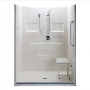 BestBathSystems 60 x 42 x 82 Complete Shower Kit PACKAGE#5 Safety 