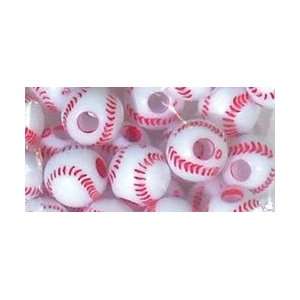  Sulyn Clubhouse Sports Beads Baseball 30/Pkg; 6 Items 