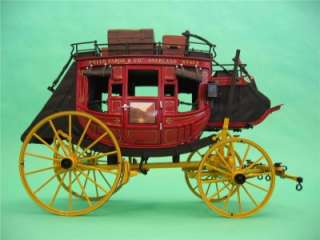 Stagecoach Wells Fargo With 4 Horse Team Franklin Mint  