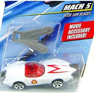 Hot Wheels Speed Racer Mach 5 With Saw Blades Vehicle