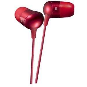  JVC HA FX35R Marshmallow Earbuds, Red