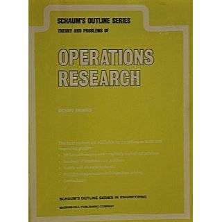 Operations Research (Schaums Outlines) by Richard Bronson (Dec 1981)