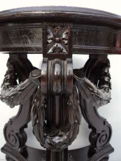 Nice antique French Louis XVI wood pedestal # 07650  