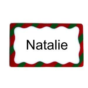  Natalie Personalize Christmas Name Plate 